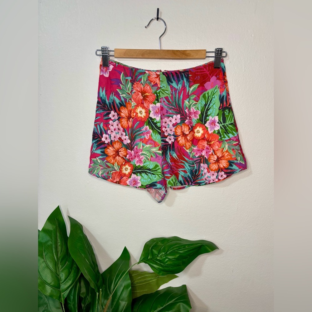 Show Me Your MuMu Tropical Floral High Waist Shorts